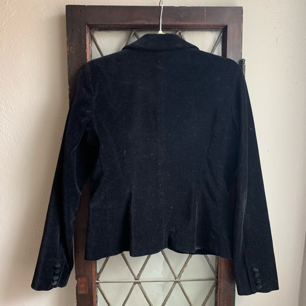 Double breasted velvet blazer - Picture 3 of 6